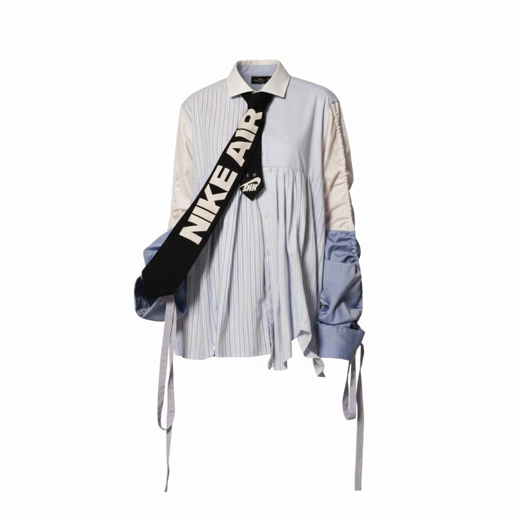 [THE DENISE SLEEVE] Deconstructed mens shirt